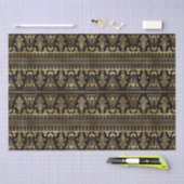 Papier Mousseline Art Deco Floral Geometric Pattern Design (Artisanat)