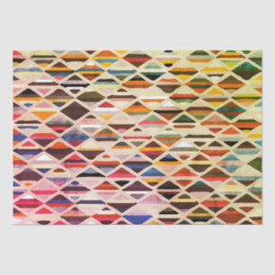 Papier Mousseline Art déco moderne multicolore