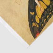 Papier Mousseline Art Déco Papillon Fairy FX Leyendecker Decoupage (Détail)