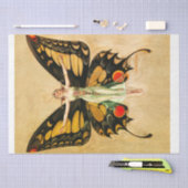 Papier Mousseline Art Déco Papillon Fairy FX Leyendecker Decoupage (Artisanat)