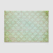 Papier Mousseline Art Déco Vert (Recto)