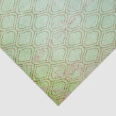 Papier Mousseline Art Déco Vert (Détail)
