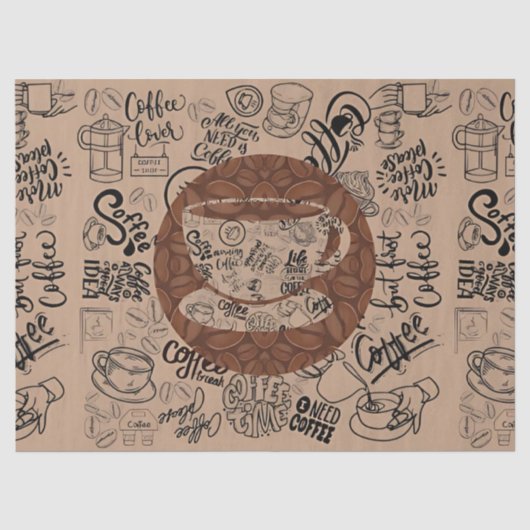 Papier Mousseline Art du café Bliss Brew (Recto)
