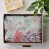 Papier Mousseline Art Floral Fox Cub (Cadeau)