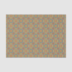 Papier Mousseline Art folklorique Chrysanthemum Motif d'automne
