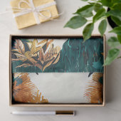 Papier Mousseline Art folklorique Floral Elephant Decoupage (Cadeau)