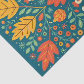 Papier Mousseline Art Folle Vibrant Turquie L'automne quitte Thanksg (Détail)