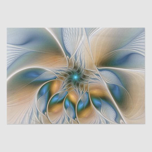 Papier Mousseline Art Fractal De L'Imaginaire Abstrait En Plein Esso (Recto)