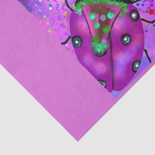 PAPIER MOUSSELINE ART LADYBUG (Détail)