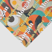 Papier Mousseline Art Moderne Du Milieu Du Siècle, Nom, N'Importe Qu (Détail)