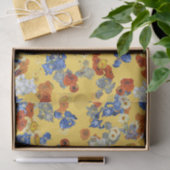 Papier Mousseline Art moderne Van Gogh Fleurs sur Jaune (Cadeau)