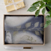 Papier Mousseline Art mystique du loup arctique Boho (Cadeau)