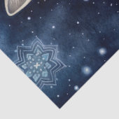 Papier Mousseline Art mystique du renard arctique Boho (Détail)