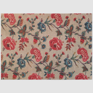 Papier Mousseline Art nouveau botanique antique Artisanat à motifs f