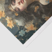 Papier Mousseline Art Nouveau Collage féminin 1 Découpage papier (Détail)