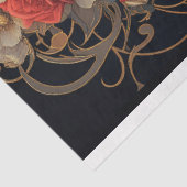 Papier Mousseline Art Nouveau Femme 6 Découpage papier (Détail)