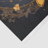 Papier Mousseline Art Nouveau Femme avec papillon 1 papier découpage (Détail)