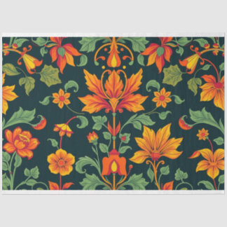 Papier Mousseline Art Nouveau Floral Decoupage Tissue Paper