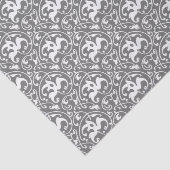 Papier Mousseline Art Nouveau Ikat - gris / gris / blanc (Détail)