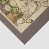 Papier Mousseline Art Nouveau Lady 11 Découpage Papier de tissus (Détail)