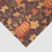 Papier Mousseline Art nouveau Morris automne automne feuilles citrou (Détail)