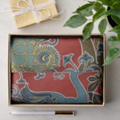 Papier Mousseline "Art Nouveau Peacock" de Gisbert Combaz (Cadeau)