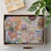 Papier Mousseline Art Nouveau Style Art Nouveau Art fin peinture flo (Cadeau)