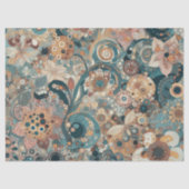 Papier Mousseline Art Nouveau Style Art Nouveau Art fin peinture flo (Recto)