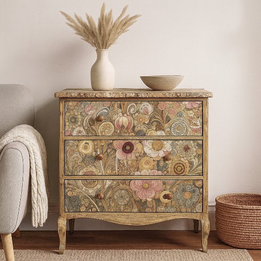 Papier Mousseline Art Nouveau Style Art Nouveau Art fin peinture flo