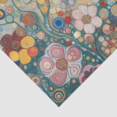 Papier Mousseline Art Nouveau Style Art Nouveau Art fin peinture flo (Détail)