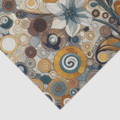 Papier Mousseline Art Nouveau Style Art Nouveau Art fin peinture flo (Détail)