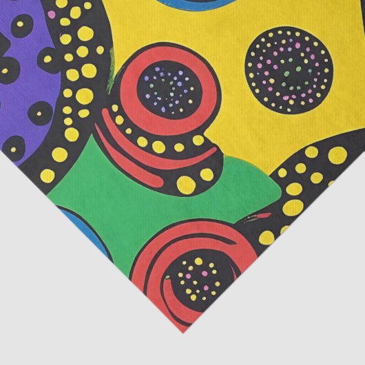 Papier Mousseline Art numérique abstrait 9 (Détail)