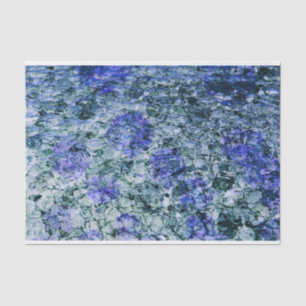 Papier Mousseline Art numérique d'aquarelle bleue arrière - plan abs
