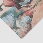 Papier Mousseline Art occidental "Come A-Runnin" par Maynard Dixon (Détail)