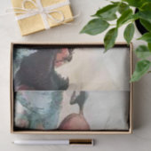 Papier Mousseline Art occidental "Come A-Runnin" par Maynard Dixon (Cadeau)