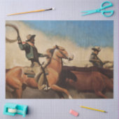 Papier Mousseline Art occidental de Maynard Dixon (Artisanat)