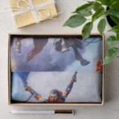 Papier Mousseline Art occidental "Les armes à feu blazing" par NC Wy (Cadeau)