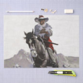 Papier Mousseline Art occidental secouru par NC Wyeth (Artisanat)