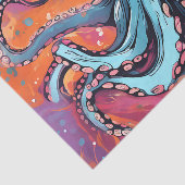 Papier Mousseline Art Octopus Dream (Détail)