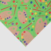 Papier Mousseline Art Paint Palette Cute Kid's Birthday Party (Détail)