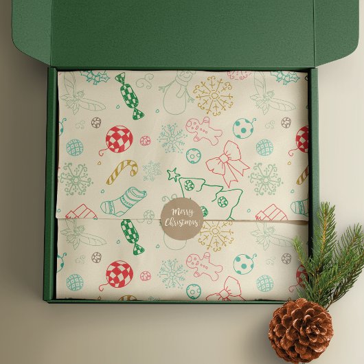 Papier Mousseline Art populaire Pain d'épices Hommes Noël