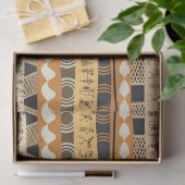 PAPIER MOUSSELINE ART TRIBAL AFRICAIN (Cadeau)