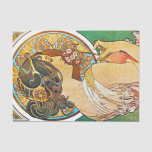 Papier Mousseline Art vintage