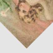 Papier Mousseline Art vintage Anges de Noël russes (Détail)