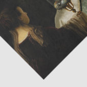 Papier Mousseline Artemisia par Rembrandt van Rijn (Détail)