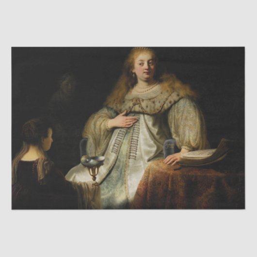 Papier Mousseline Artemisia par Rembrandt van Rijn (Recto)
