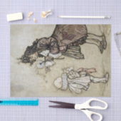 Papier Mousseline Arthur Rackham Art de "The Little White Bird" (Artisanat)