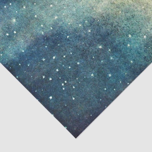 Papier Mousseline Arthur Rackham Illustration NIght Silhouette (Détail)