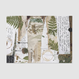 Papier Mousseline Artisan Collage Tissue:-Botanical