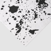 Papier Mousseline Artiste Peinture noir blanc Splatter Grunge Textur (Détail)